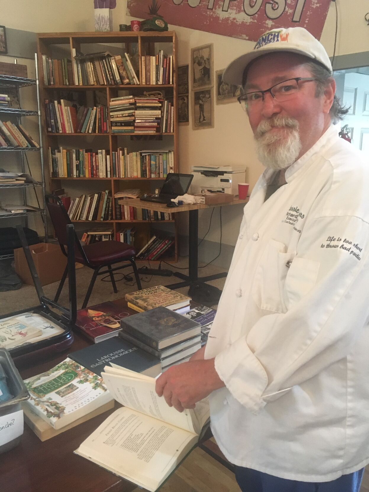 Chef Richard Perry of Longfin Grill shares his published recipes and cookbook collection.